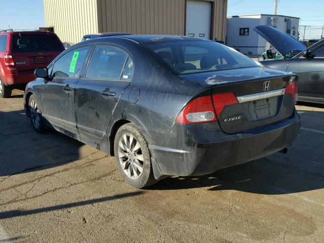 2HGFA16899H509959 - 2009 HONDA CIVIC EX 黑色 照片 3