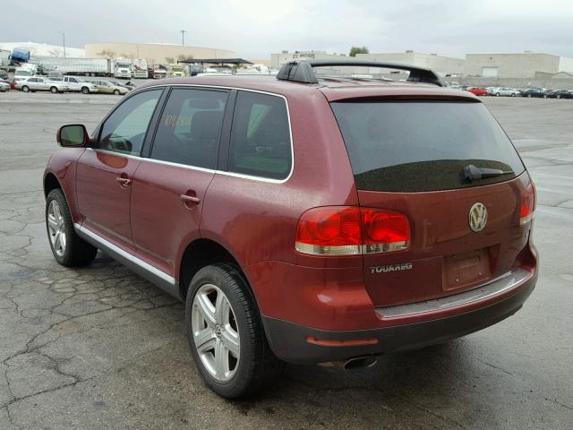 WVGCM67L24D034777 - 2004 VOLKSWAGEN TOUAREG 4. BURGUNDY photo 3