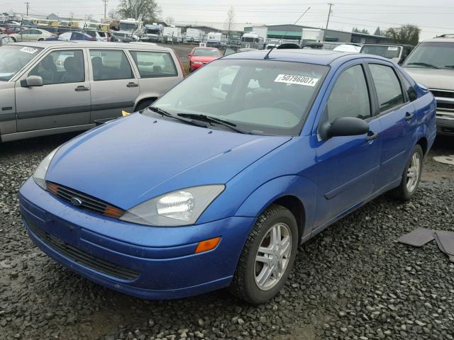 1FAHP34P13W130450 - 2003 FORD FOCUS SE BLUE photo 2