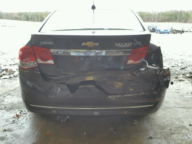 1G1PG5SB9F7126940 - 2015 CHEVROLET CRUZE LTZ GRAY photo 9