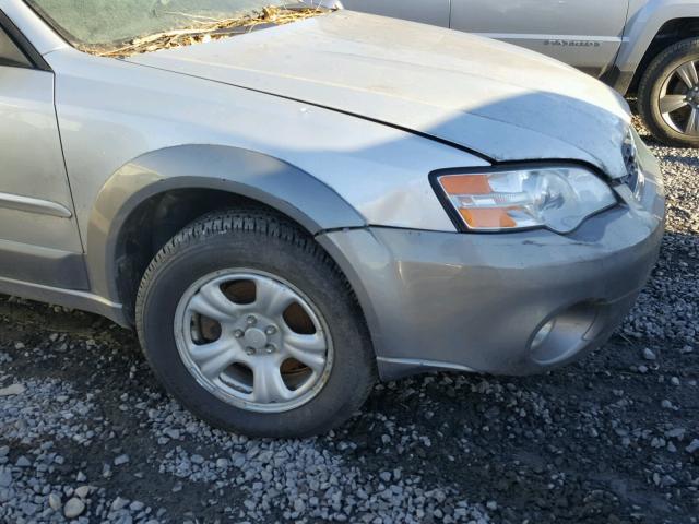 4S4BP61C877310359 - 2007 SUBARU LEGACY OUT SILVER photo 9