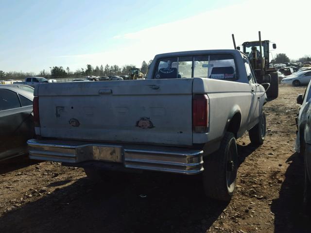 2FTHF26H4FCB38295 - 1985 FORD F250 GRAY photo 4