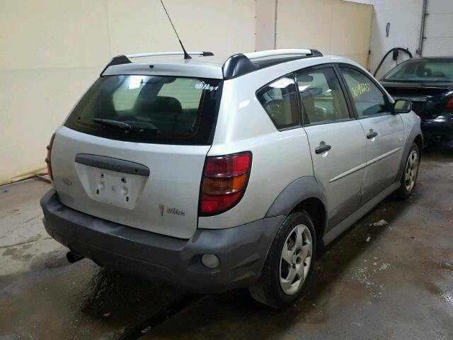 5Y2SL65878Z424607 - 2008 PONTIAC VIBE SILVER photo 4