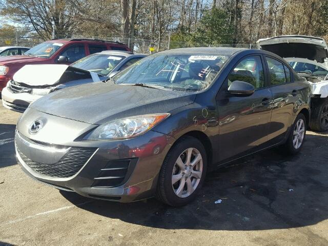 JM1BL1SF3A1152132 - 2010 MAZDA 3 I GRAY photo 2