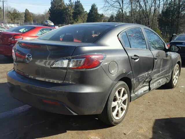 JM1BL1SF3A1152132 - 2010 MAZDA 3 I GRAY photo 4