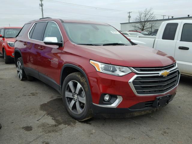 1GNERHKW8JJ135385 - 2018 CHEVROLET TRAVERSE L RED photo 1