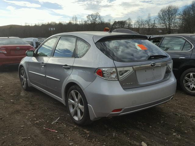 JF1GH63698G807281 - 2008 SUBARU IMPREZA OU SILVER photo 3