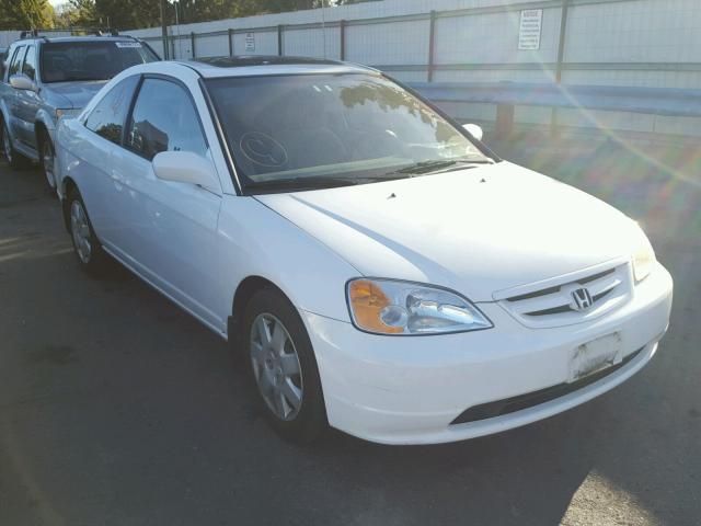 1HGEM22992L063764 - 2002 HONDA CIVIC EX თეთრი ფოტო 1