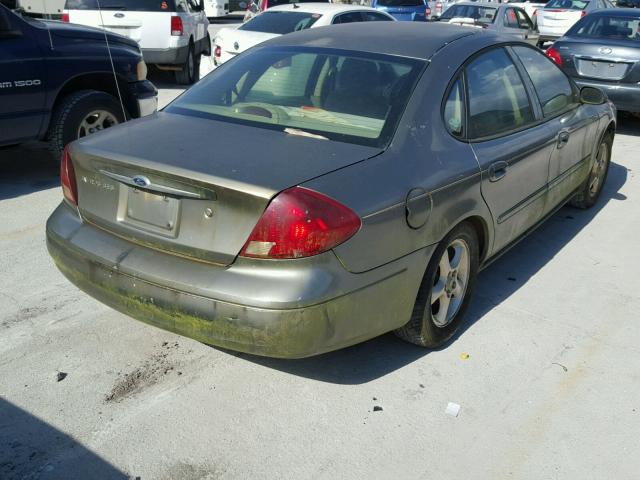 1FAFP55221G238444 - 2001 FORD TAURUS SES GREEN photo 4