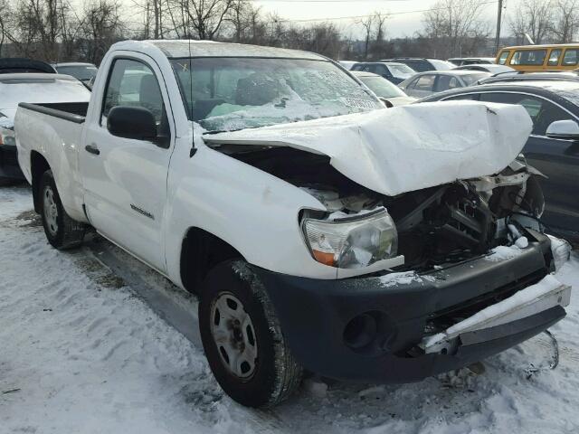 5TENX22N19Z665797 - 2009 TOYOTA TACOMA WHITE photo 1