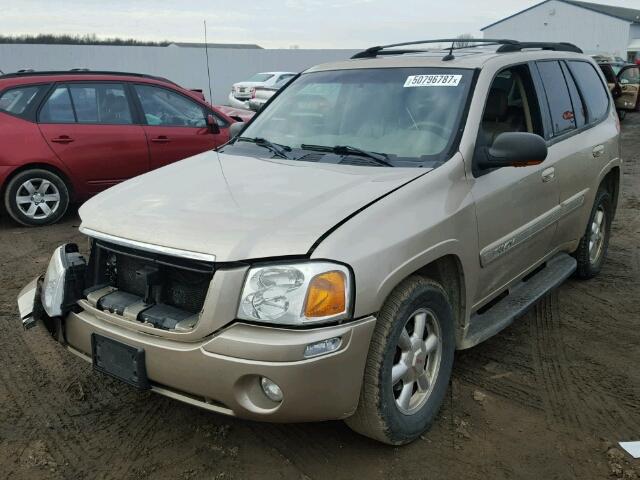 1GKDS13S342364474 - 2004 GMC ENVOY TAN photo 2