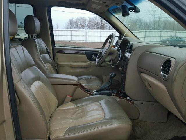 1GKDS13S342364474 - 2004 GMC ENVOY TAN photo 5