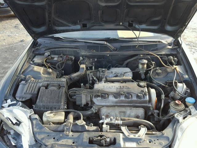 1HGEJ8244WL017412 - 1998 HONDA CIVIC EX 绿色 照片 7