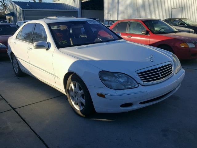 WDBNG75J8YA127059 - 2000 MERCEDES-BENZ S 500 WHITE photo 1