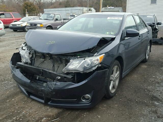 4T1BF1FK2DU214097 - 2013 TOYOTA CAMRY L GRAY photo 2