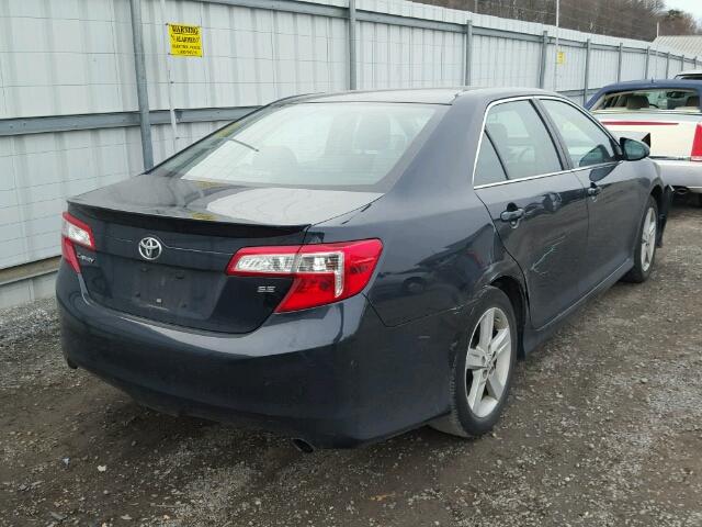 4T1BF1FK2DU214097 - 2013 TOYOTA CAMRY L GRAY photo 4