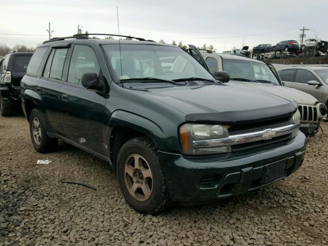 1GNDT13S242231365 - 2004 CHEVROLET TRAILBLAZE GREEN photo 1