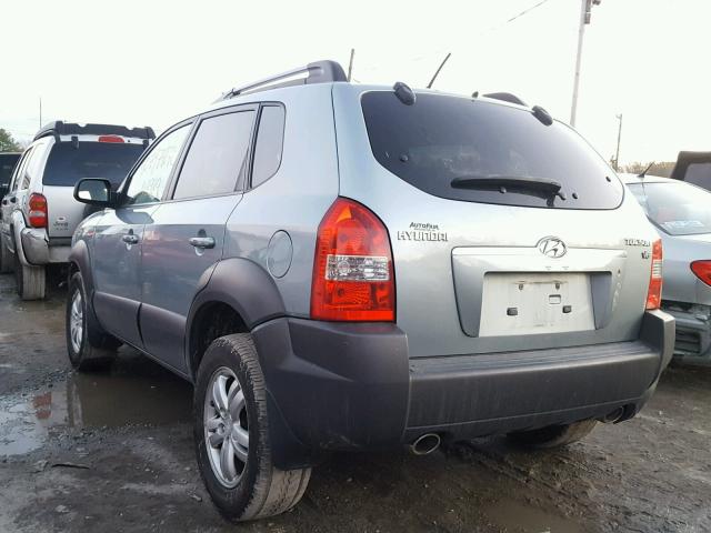 KM8JN12D97U573604 - 2007 HYUNDAI TUCSON SE BLUE photo 3