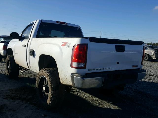 1GTEK14C39Z224415 - 2009 GMC SIERRA K15 WHITE photo 3