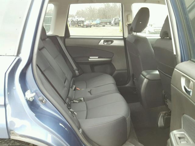 JF2SHADC5CH415303 - 2012 SUBARU FORESTER 2 BLUE photo 6