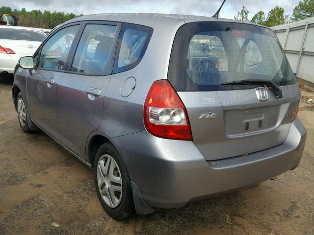 JHMGD38408S004124 - 2008 HONDA FIT GRAY photo 3