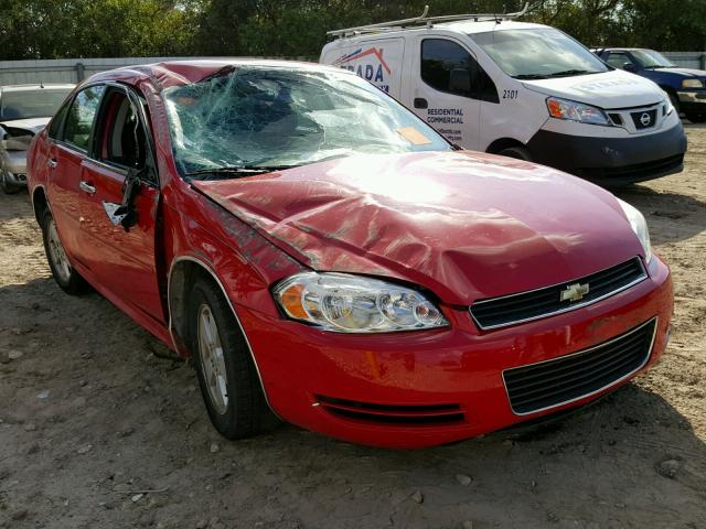 2G1WT57K291171123 - 2009 CHEVROLET IMPALA 1LT RED photo 1