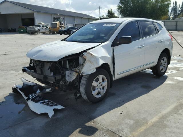 JN8AS5MT3DW517171 - 2013 NISSAN ROGUE S WHITE photo 2