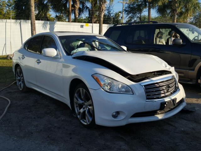 JN1BY1AP8DM512156 - 2013 INFINITI M37 WHITE photo 1