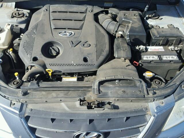 5NPEU46F39H514356 - 2009 HYUNDAI SONATA SE BLUE photo 7