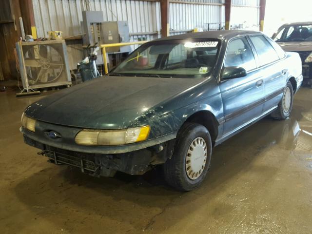 1FACP52U0PA319527 - 1993 FORD TAURUS GL GREEN photo 2