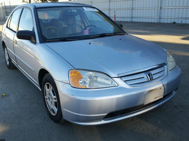 2HGES16571H504469 - 2001 HONDA CIVIC LX SILVER photo 1