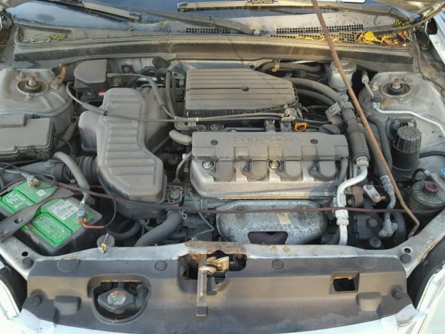 2HGES16571H504469 - 2001 HONDA CIVIC LX SILVER photo 7