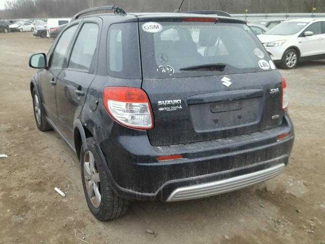 JS2YB413575112163 - 2007 SUZUKI SX4 BLACK photo 3