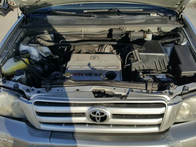 JTEDP21A070136621 - 2007 TOYOTA HIGHLANDER SILVER photo 7