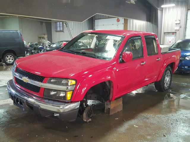 1GCHTDFP0C8118092 - 2012 CHEVROLET COLORADO L RED photo 2