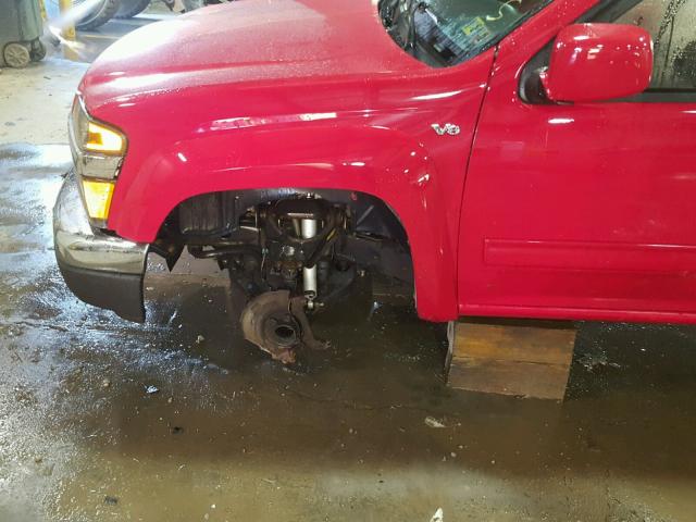 1GCHTDFP0C8118092 - 2012 CHEVROLET COLORADO L RED photo 9