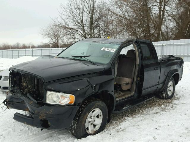 1D7HU18D43S277835 - 2003 DODGE RAM 1500 S BLACK photo 2