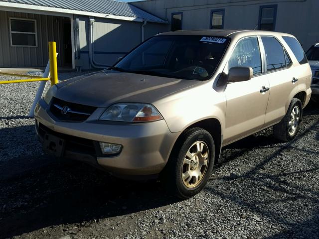 2HNYD18202H541190 - 2002 ACURA MDX GOLD photo 2