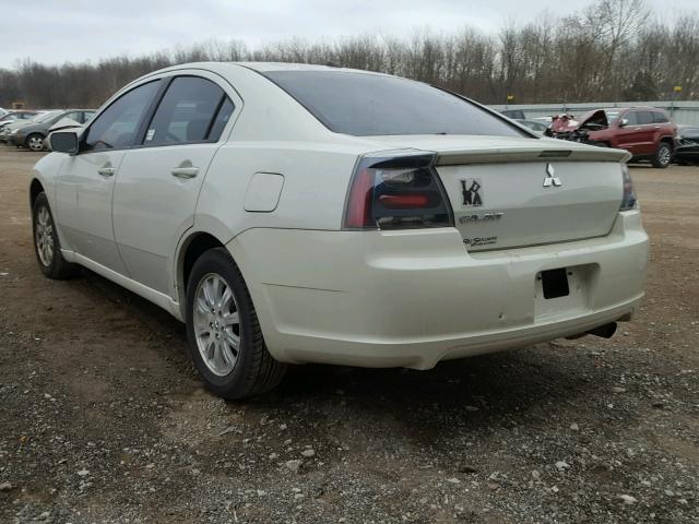 4A3AB56F57E017460 - 2007 MITSUBISHI GALANT ES WHITE photo 3