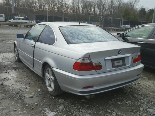 WBABM5346YJP00939 - 2000 BMW 328 CI فضي صورة 3