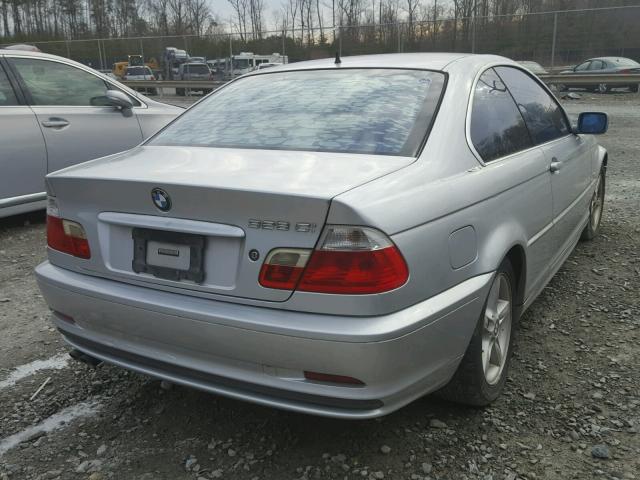 WBABM5346YJP00939 - 2000 BMW 328 CI فضي صورة 4