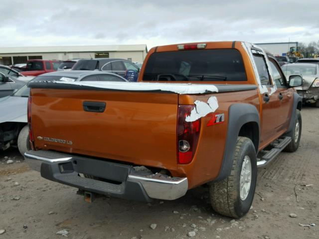 1GCDS136958151008 - 2005 CHEVROLET COLORADO ORANGE photo 4