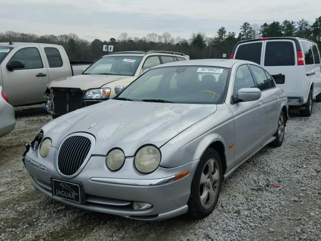 SAJDA01N81FM16337 - 2001 JAGUAR S-TYPE SILVER photo 2