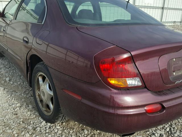 1G3GS64C734155920 - 2003 OLDSMOBILE AURORA 4.0 BURGUNDY photo 9