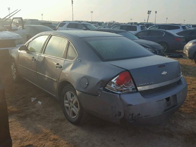 2G1WB58K079374334 - 2007 CHEVROLET IMPALA LS GRAY photo 3