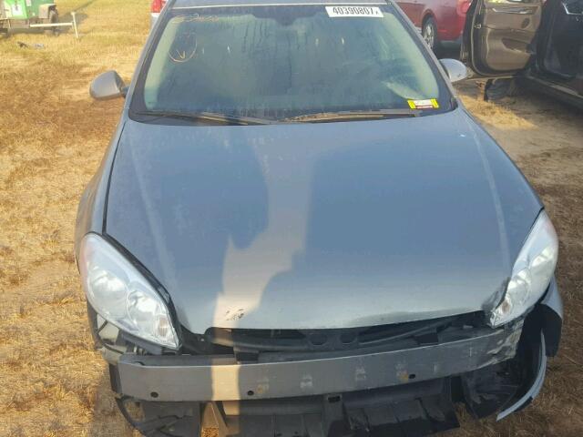 2G1WB58K079374334 - 2007 CHEVROLET IMPALA LS GRAY photo 9