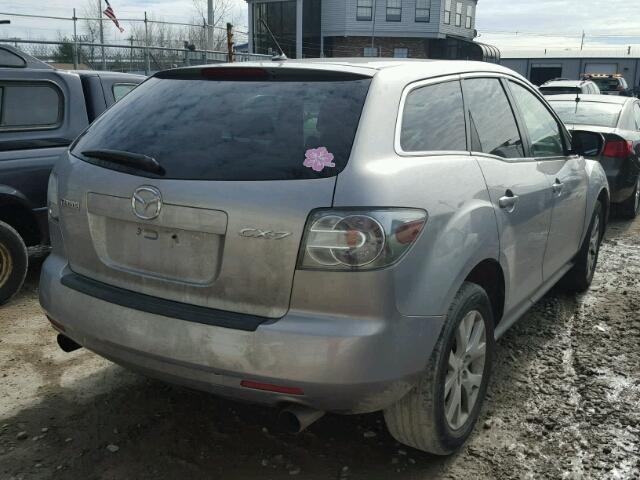 JM3ER29L870162495 - 2007 MAZDA CX-7 SILVER photo 4