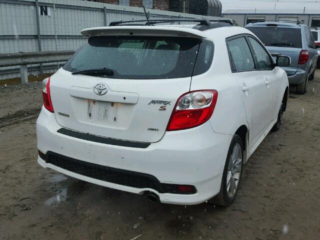 2T1LE4EE6DC022770 - 2013 TOYOTA COROLLA MA WHITE photo 4