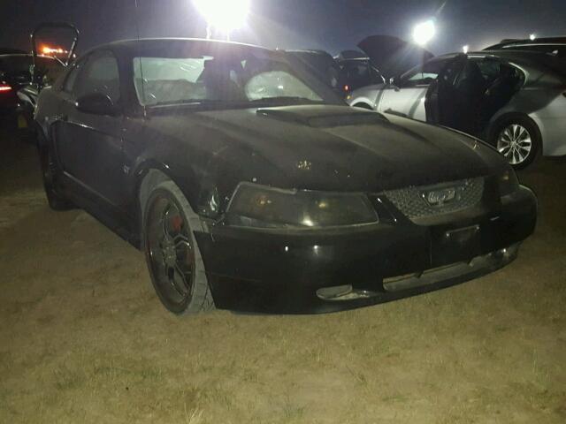 1FAFP42X72F209202 - 2002 FORD MUSTANG GT BLACK photo 1