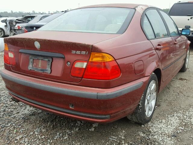 WBAAV33421FU89003 - 2001 BMW 325 I RED photo 4